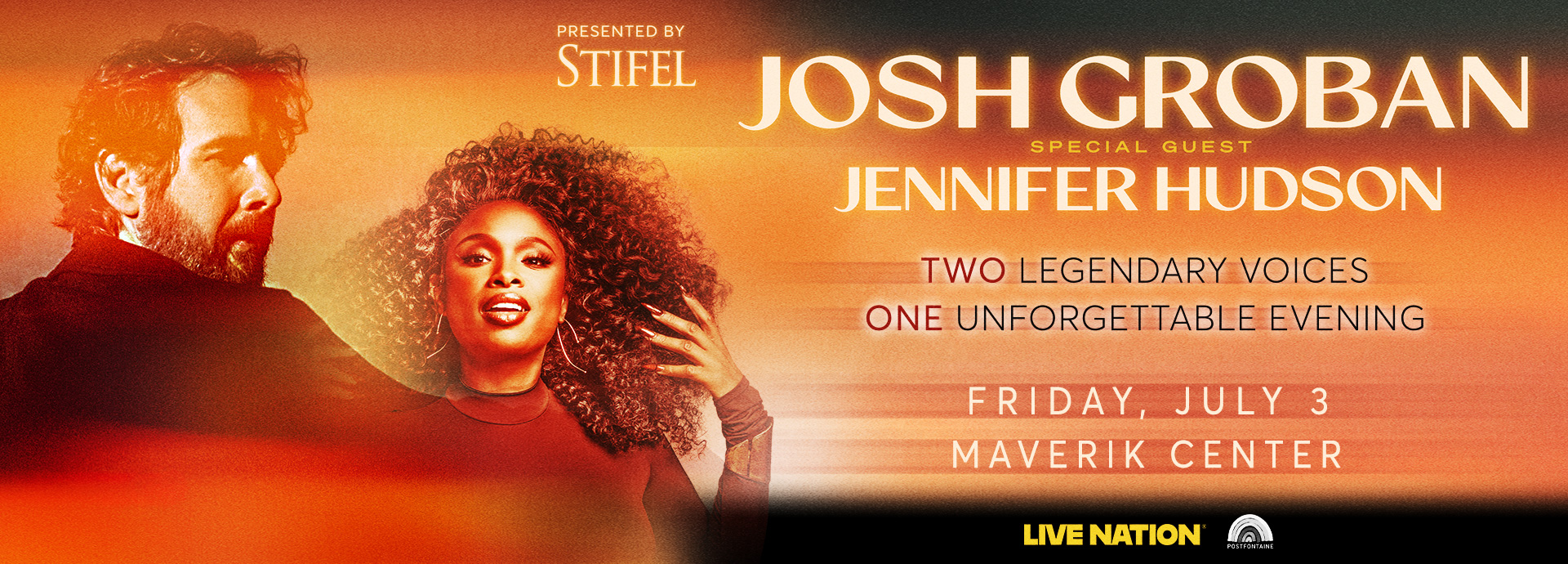 Josh Groban with special guest Jennifer Hudson