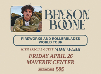 Benson Boone: Fireworks and Rollerblades World Tour